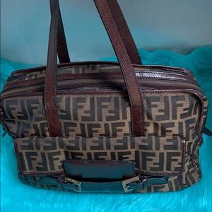 FENDI tote handbag monogram AUTHENTIC